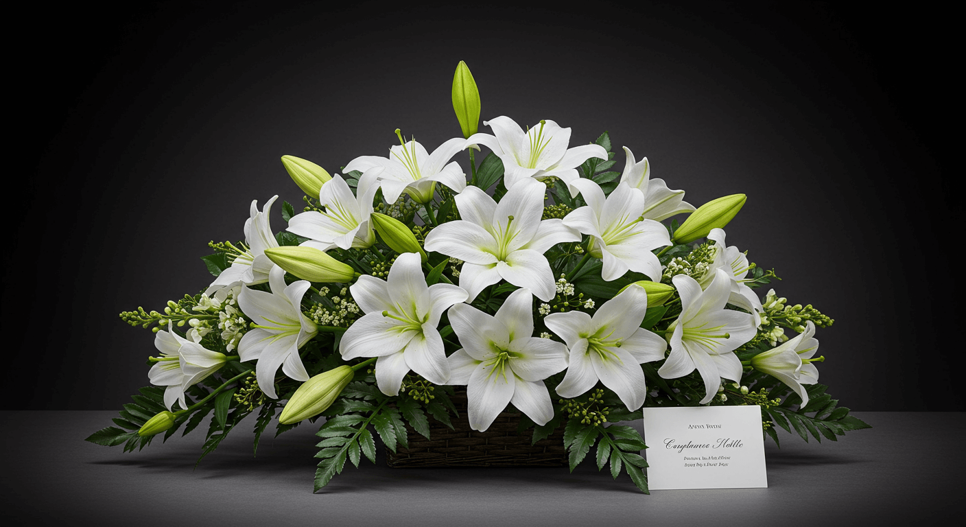 喪禮百合花指南：5大文化差異、3種尺寸花籃設計與3種替代方案- 花禮誌