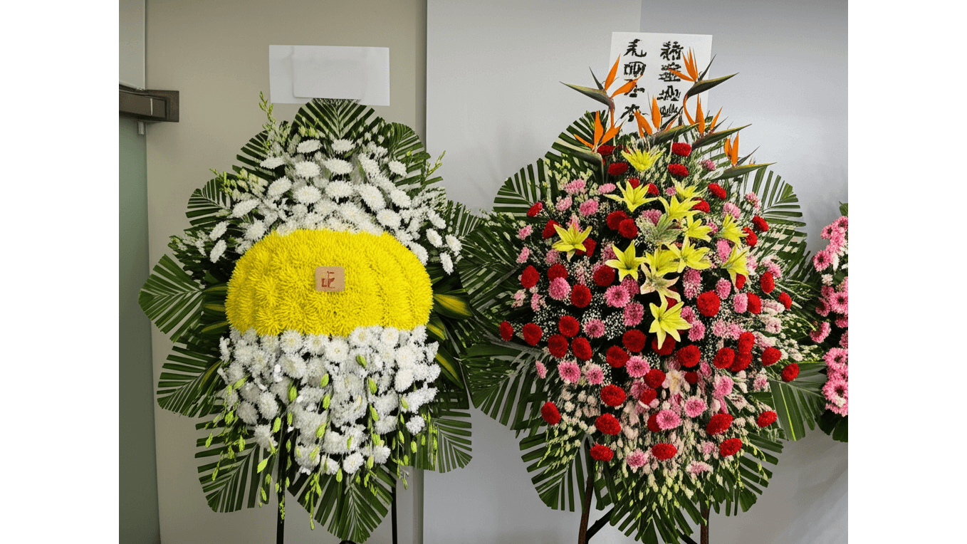 喪禮花牌完整指南:6大疑問解答、10種敬輓詞範例與3種尺寸規格 - 花禮誌