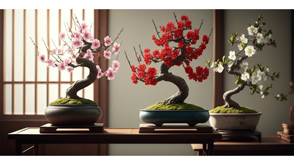 3大梅花盆栽品種比較_宮粉梅_朱砂梅_綠萼梅_哪種適合你