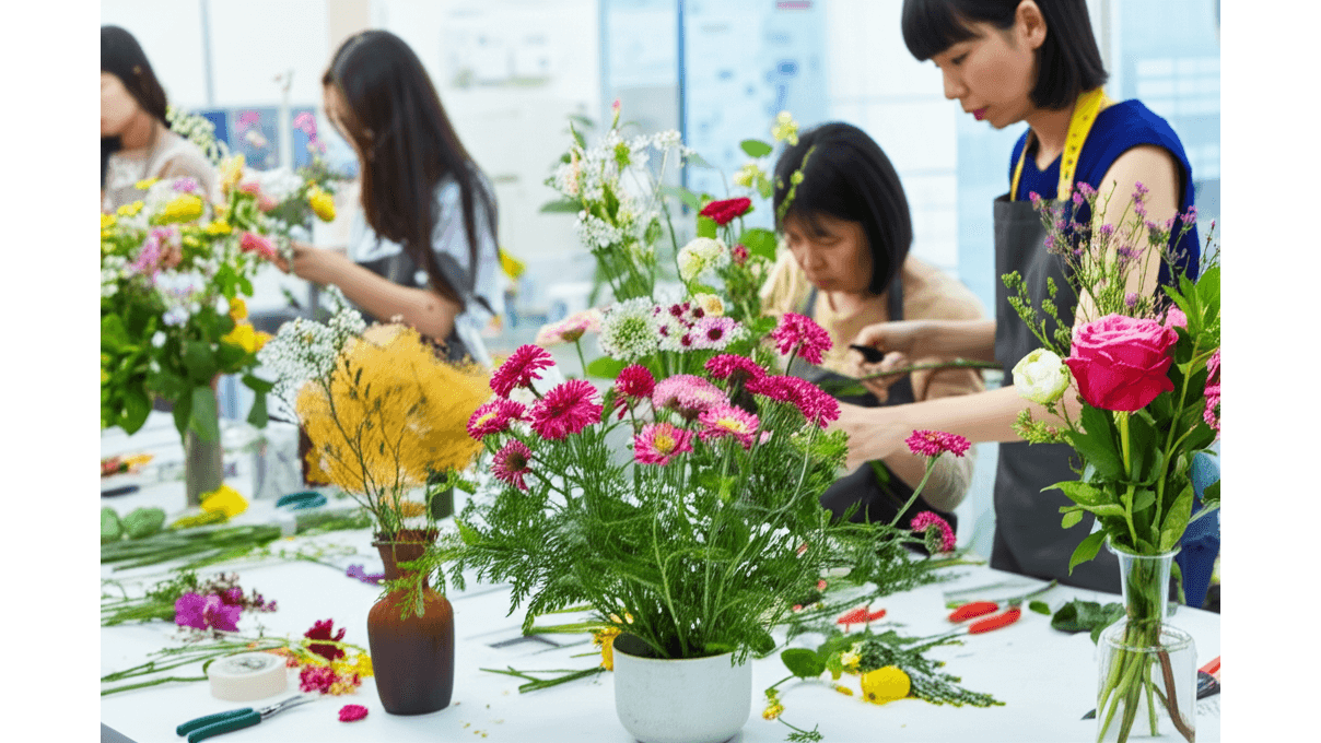中華花藝3級課程解析_12-36小時_從基礎到進階風格培養