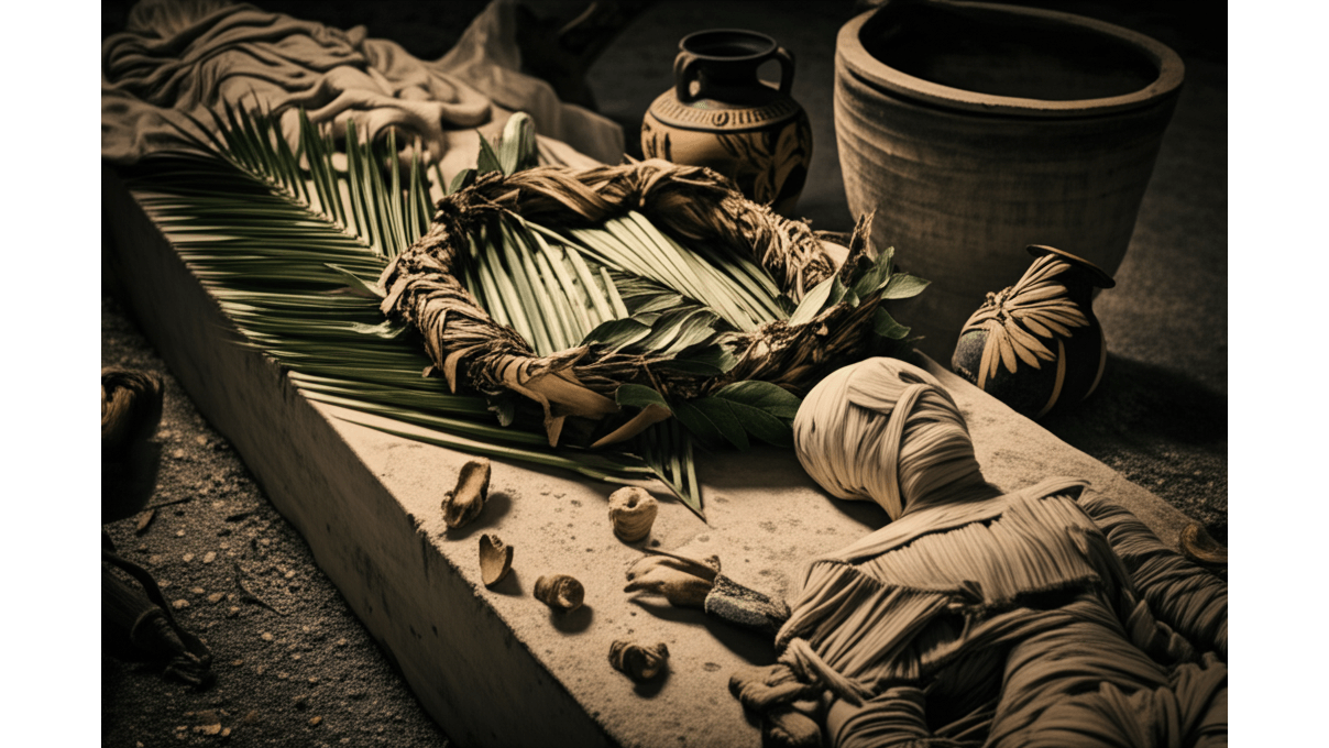 古代喪禮花圈_3大文明的象徵意義與應用