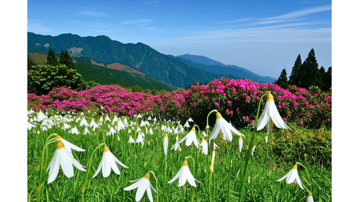 台灣特有花卉_台灣百合_玉山杜鵑_阿里山十大功勞等3種珍稀植物大揭秘