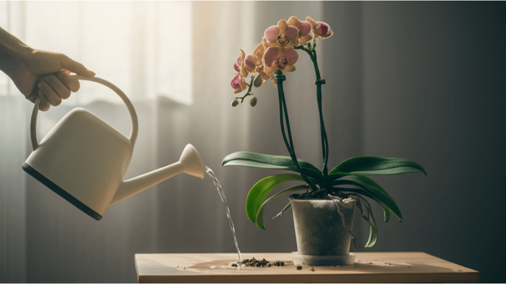 延長蘭花花期_7-10天澆水一次_15公分盆栽澆水100-150毫升