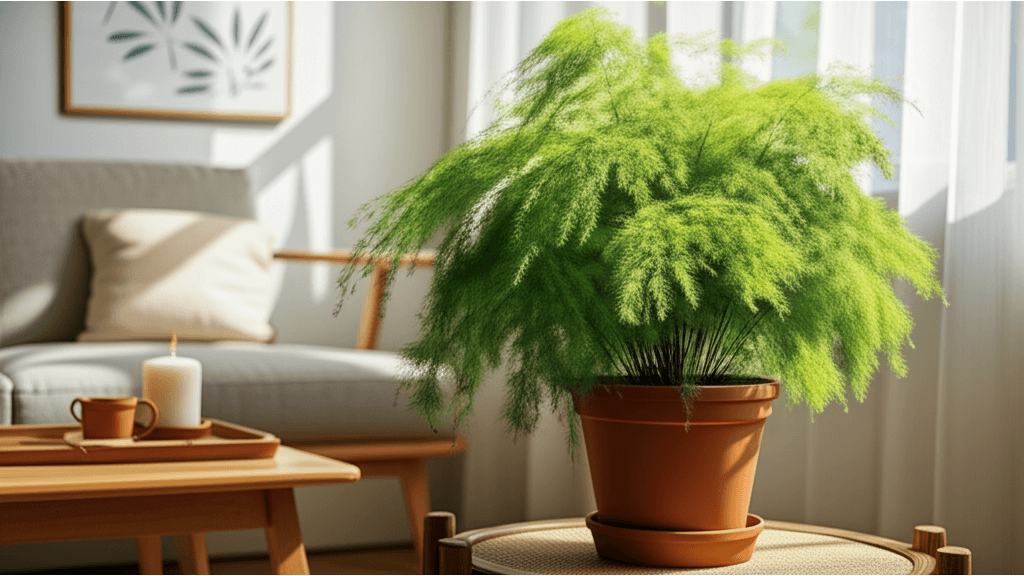 文竹的空氣淨化力_吸收甲醛1_2毫克_苯0_8毫克_風水擺設5大方位