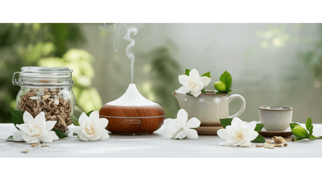 梔子花香氣與功效_舒緩壓力_改善睡眠_還能做成花茶和天然色素