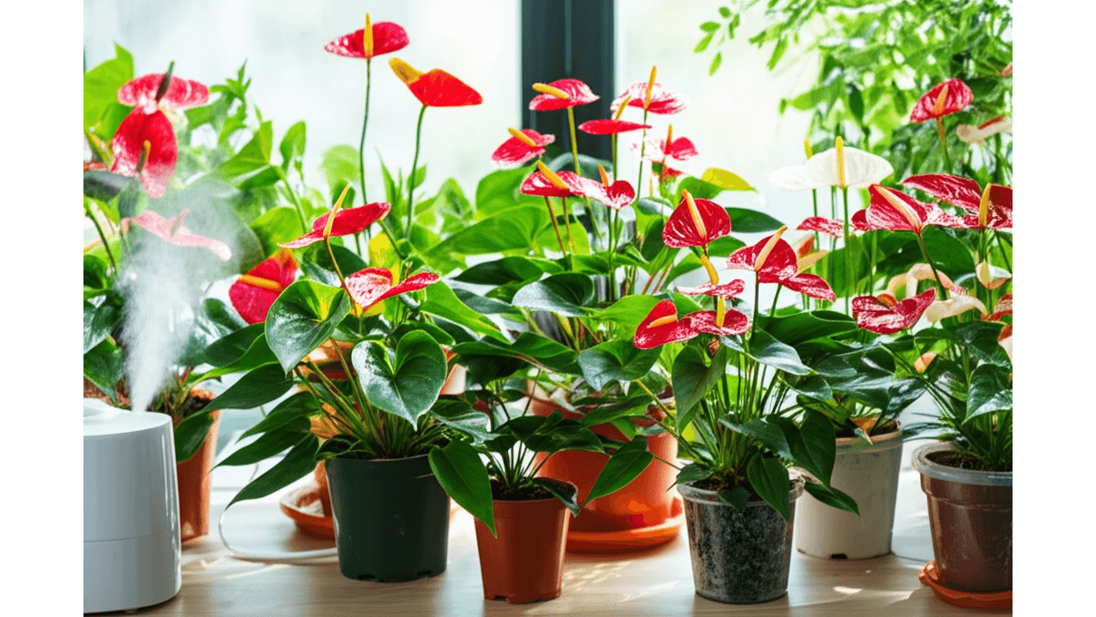 火鶴花品種全覽_紅掌_白掌等常見品種與原生熱帶雨林環境