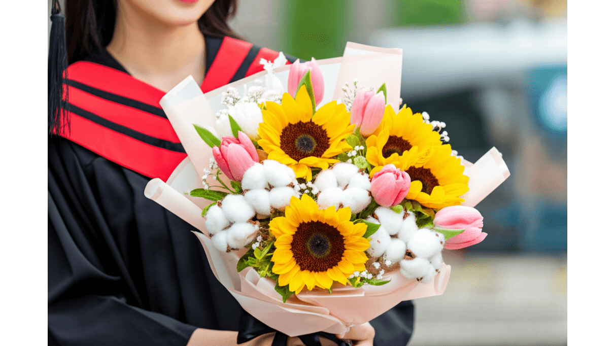 畢業花語3大關鍵_向日葵_棉花_鬱金香_避免文化誤解