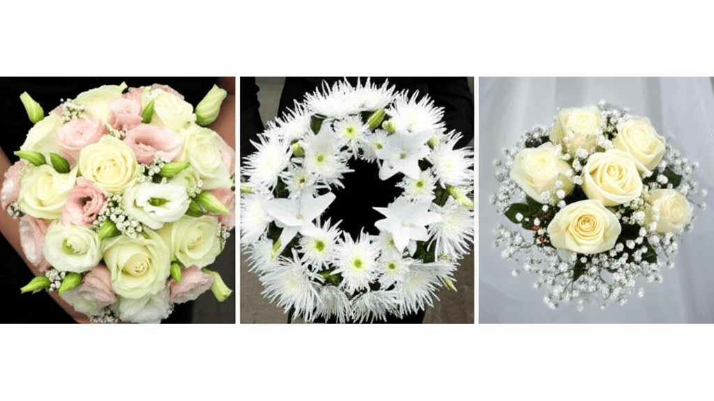 白玫瑰花束_婚禮_葬禮_畢業典禮3種場合的意義與禁忌