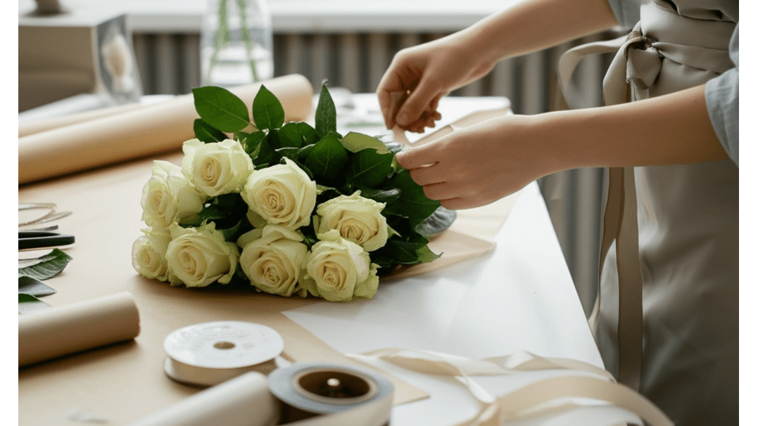 白玫瑰花束品質檢測_花瓣含水量_花莖長度與葉片顏色3大指標