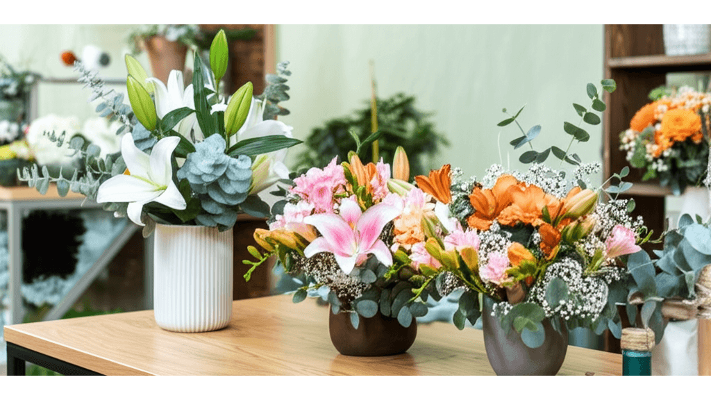 百合花束3種風格搭配_現代簡約_田園風_波西米亞風_提升花禮價值