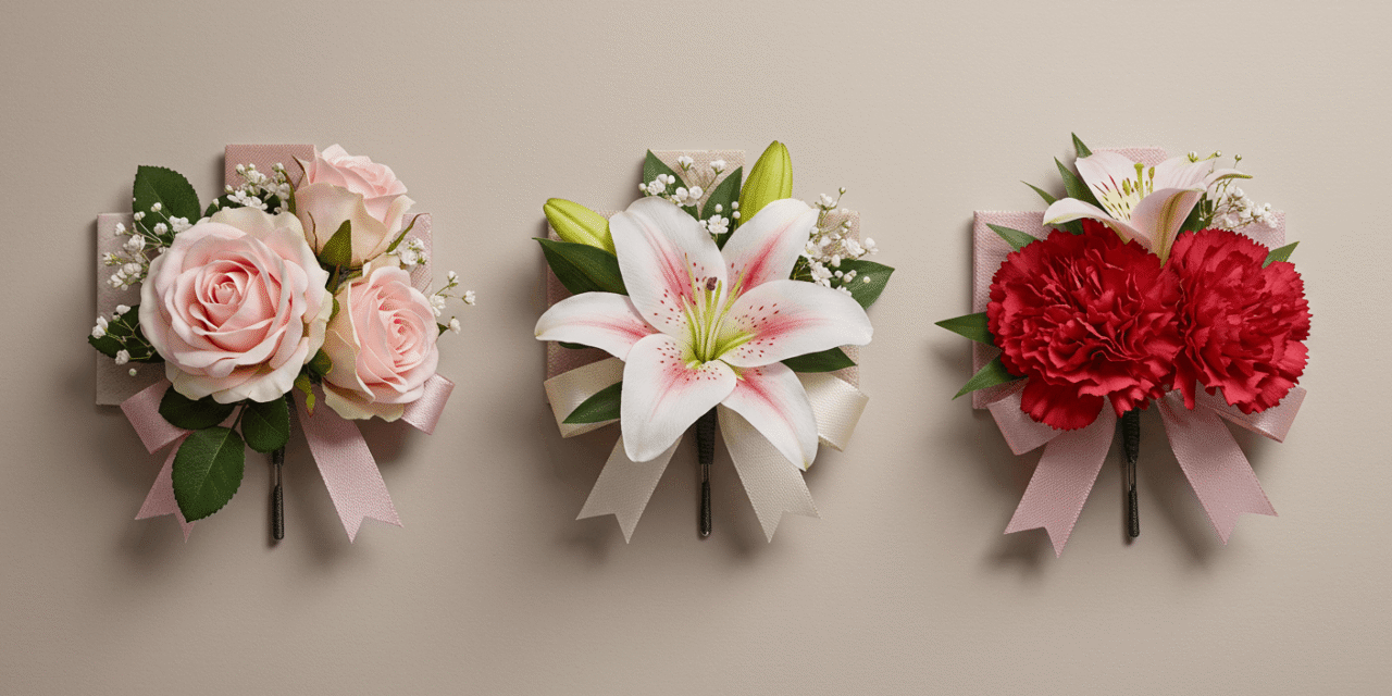 鮮花胸花完全指南：3種花材、4種風格、2大場合搭配技巧與保存秘訣